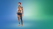 Татуировка на все тело для Sims 4 миниатюра 4