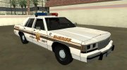 Ford LTD Crown Victoria 1991 Jefferson County Sheriff for GTA San Andreas miniature 2