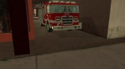 Реалистичная пожарная станция в Лос Сантосе para GTA San Andreas miniatura 2