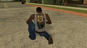 Белая майка «Почтальон Печкин» para GTA San Andreas miniatura 4