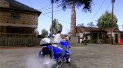Мотоцикл российской милиции для GTA San Andreas миниатюра 4