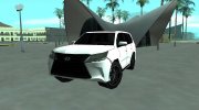 Lexus LX 570 LQ для GTA San Andreas миниатюра 1