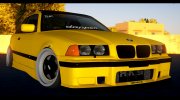 1998 BMW E36 M3 - Yellow Dreams by Wippy Garage для GTA San Andreas миниатюра 5