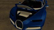 Bugatti Chiron для GTA San Andreas миниатюра 3
