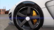 Koenigsegg Agera R Racer для GTA San Andreas миниатюра 10