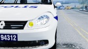 Renault Clio Symbol 2011 Police для GTA 4 миниатюра 12