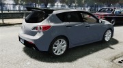 Mazda Speed 3 2010 for GTA 4 miniature 5