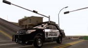 Ford Police Interceptor Utility 2011 Seattle (WA para GTA San Andreas miniatura 4