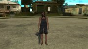 Неадекватный пед с миниганом para GTA San Andreas miniatura 1