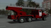 Пожарный Урал-375 АЛ-30 для GTA San Andreas миниатюра 2