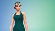 Стильные Кепки para Sims 4 miniatura 6