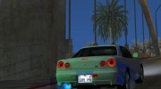 Nissan Skyline R-34 GT-R V-spec 1999 для GTA San Andreas миниатюра 10