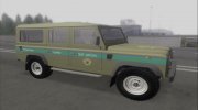 Land Rover Defender Пограничная служба ФСБ para GTA San Andreas miniatura 2