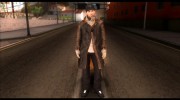 Aiden Pearce from Watch Dogs v10 для GTA San Andreas миниатюра 1