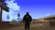 Сотрудник ДПС в зимней униформе v.4 для GTA San Andreas миниатюра 3
