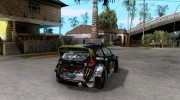 Ken Block Ford Fiesta 2012 for GTA San Andreas miniature 4