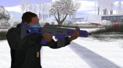 Фиолетовая M4 из GTA V Online DLC для GTA San Andreas миниатюра 2