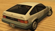 Honda CRX (84-87) для GTA San Andreas миниатюра 2