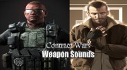Contract Wars Weapon sounds v1.0 для GTA 4 миниатюра 1