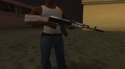AK-47 Grey Chrome для GTA San Andreas миниатюра 1