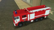 КамАЗ 6520 Пожарный АЦ-40 для GTA Vice City миниатюра 3