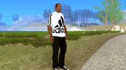 Футболка Adidas для GTA San Andreas миниатюра 5