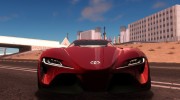Toyota Supra FT-1 Concept 2014 para GTA San Andreas miniatura 5