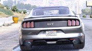 Ford Mustang GT 2015 1.0a for GTA 5 miniature 16