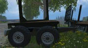 Лесовоз УРАЛ для Farming Simulator 2015 миниатюра 4