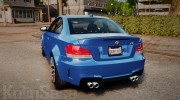 BMW 1M 2011 Carbon for GTA 4 miniature 3
