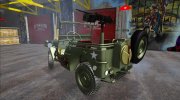 1945 Willys MB Jeep для GTA San Andreas миниатюра 3