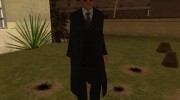 Jimmys Black Long Coat from Mafia II para GTA San Andreas miniatura 2