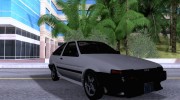 Toyota COROLLA AE86 2JZ-GTE Black Revel для GTA San Andreas миниатюра 4