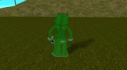 Человек в зеленом костюме худого саблезубого тигра из Zoo Tycoon 2 for GTA San Andreas miniature 4