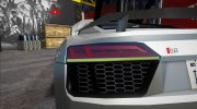 Audi R8 2017 (SA Style) for GTA San Andreas miniature 9