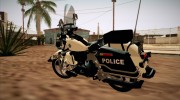 GTA V Police Bike для GTA San Andreas миниатюра 2