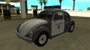 Volkswagen Beetle 1994 Brigada Militar Paulista для GTA San Andreas миниатюра 1