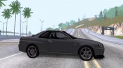 Nissan Skyline GTR R34 for GTA San Andreas miniature 5