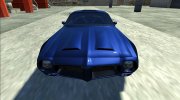 1970 Pontiac Firebird для GTA San Andreas миниатюра 9
