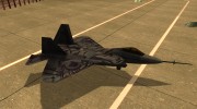 YF-22 Starscream para GTA San Andreas miniatura 4