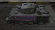 Контурные зоны пробития VK 28.01 для World Of Tanks миниатюра 2
