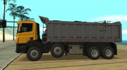 Scania P420 8X4 Dump Truck for GTA San Andreas miniature 2