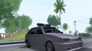 Ваз 2114 Russian Police para GTA San Andreas miniatura 4