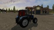МТЗ-1221 Беларус синий версия 2.0 for Farming Simulator 2017 miniature 4