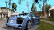 Audi R8 Production для GTA San Andreas миниатюра 4