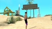 Пляжный человек для GTA San Andreas миниатюра 4
