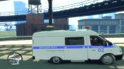 ГАЗель 2705 Полиция para GTA 4 miniatura 6