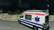 Mercedes-Benz Sprinter Azerbaijan Ambulance v0.1 for GTA 4 miniature 3