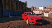 2015 Mazda 3 Hatchback для GTA 5 миниатюра 1