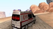 Volkswagen Crafter Ambulance для GTA San Andreas миниатюра 3